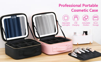 VA Cosmetiquera de maquillaje con espejo