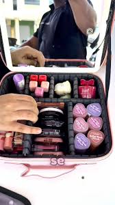 VA Cosmetiquera de maquillaje con espejo